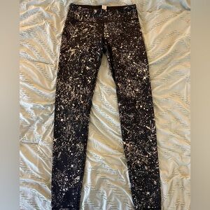 Ivivva by Lululemon- Black and gold leggings-  12 (Kids)